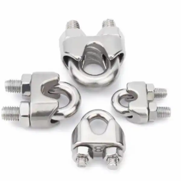 Stainless Steel Rope Clip Ensures Secure Wire Rope Connections in Marine Environments